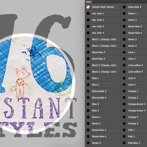 COLOR PENCIL BOX Adobe Photoshop Styles - Hand Drawn Textures With Real ...