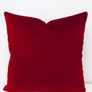 dark red decorative pillows