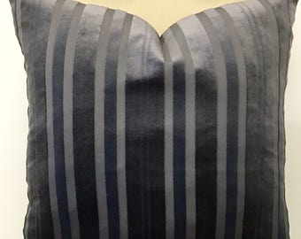 Grey Velvet Pillow Cover Decorative Grey Velvet Pillow Cover With Tassels