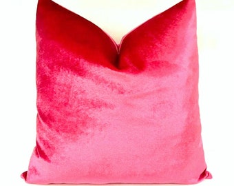 Hot pink pillow | Etsy Throw Pillow Cover, Hot Pink chain link