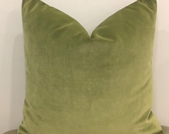 Sage velvet pillow | Etsy Sage Velvet Pillow Cover sage green