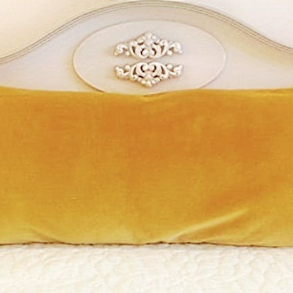 Mustard Velvet Pillow Cover, Velvet Pillows, Throw Pillow Covers, Decorative Pillows, Velvet Cushion Case, Mustard Pillow Cover 12X16 12X20