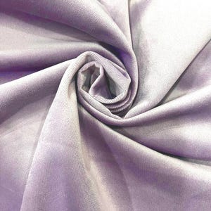 Luxury Lilac Velvet Curtain, Velvet Drapery Panel, Handmade Velvet Blackout, Track Top Curtain, Soft Velvet Fabric, Custom Made Rod Pocket