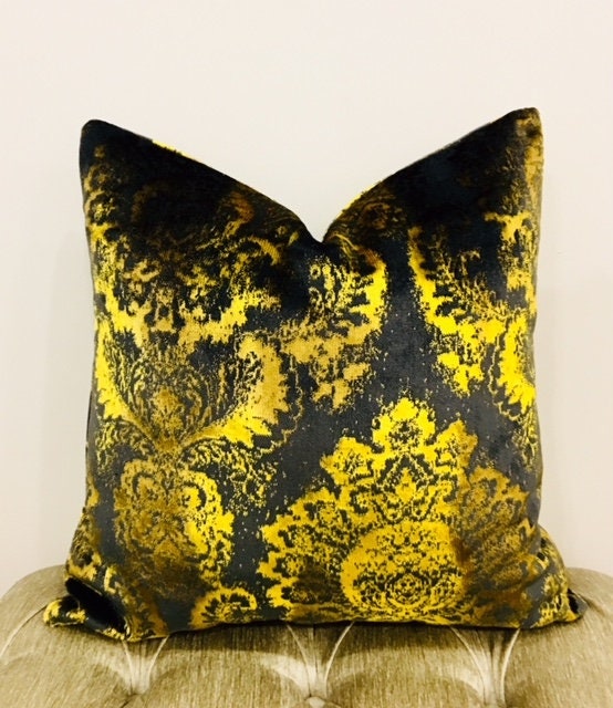 Luxury Gold Velvet Pillow Cover Gold Pillows Velvet Etsy