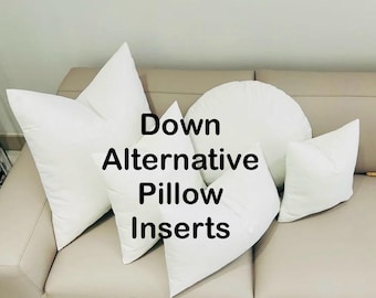 Luxury Down Alternative Pillow Insert: Handmade Anti-Allergic Polyfill