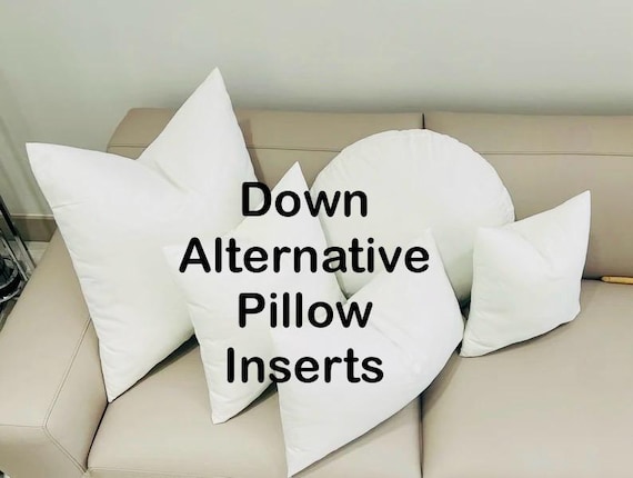 Luxury Down Alternative Pillow Insert: Handmade Anti-Allergic Polyfill