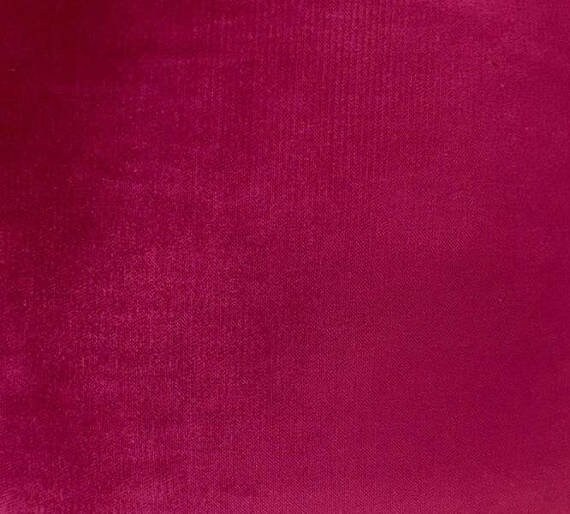 Luxury Upholstery Dark Fuchsia Velvet Fabric Fabric By The Etsy