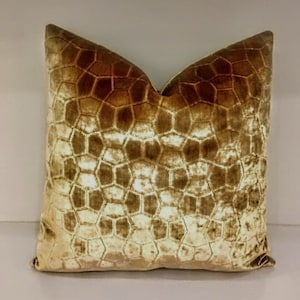 Luxury Bronze Velvet Pillow Cover, Bronze Pillows, Decorative Pillows, Throw Pillows, Velvet Cushion Case, 12X20 16X24 Velvet Pillow Covers
