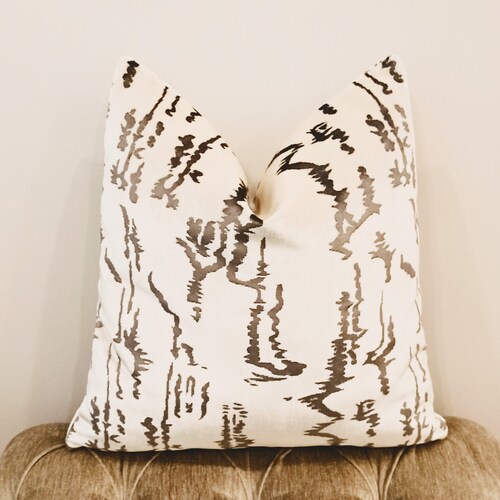 Luxury Cream Velvet Pillow Cover Cream Pillows 18X18 Velvet Etsy