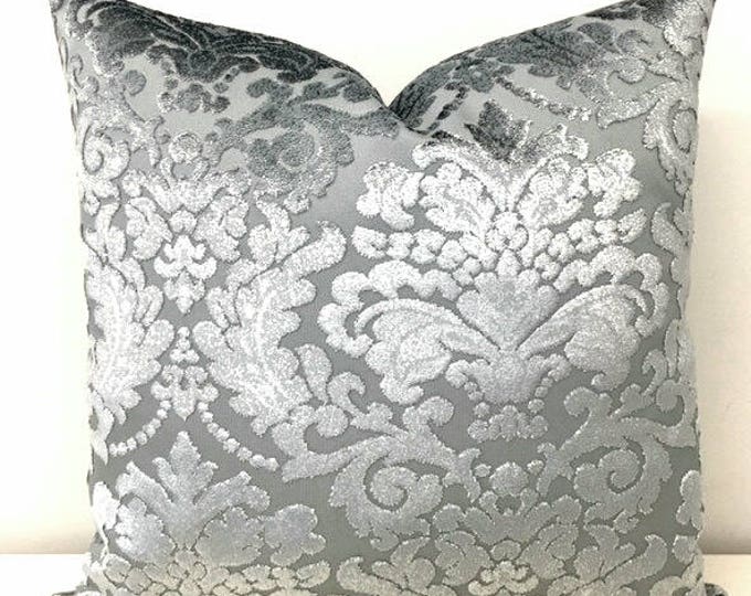 Gray Blue Velvet Pillow Pillow Velvet Pillow Covers Luxury Etsy