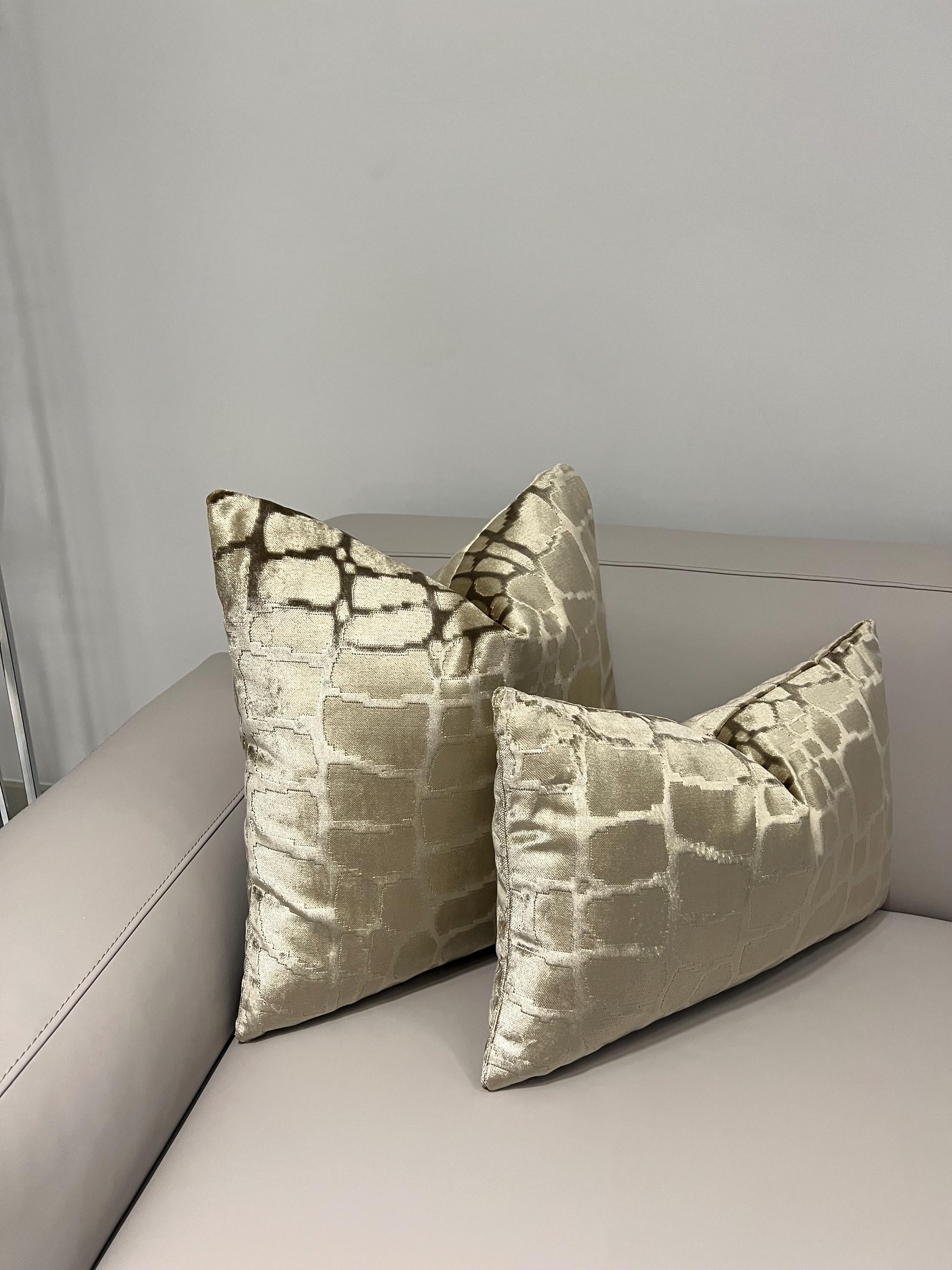 Luxury Light Bronze Pillow Cover, Bronze Velvet Pillow, Decorative Pillow, Throw Pillows, Velvet Cushion Case, 18X18 20X20 Velvet Pillows