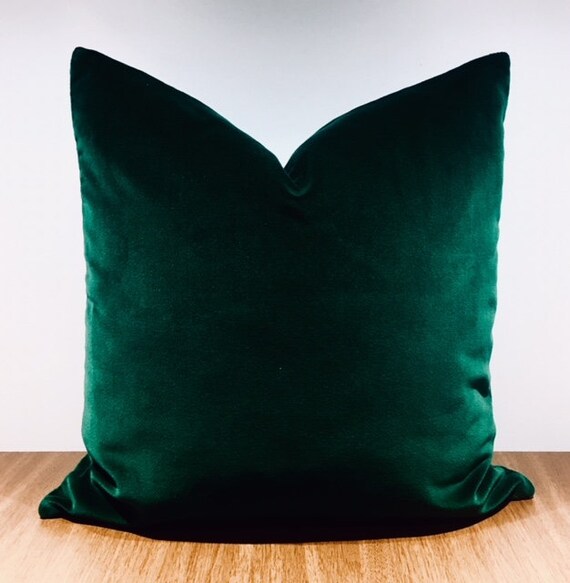 emerald green decorative pillows