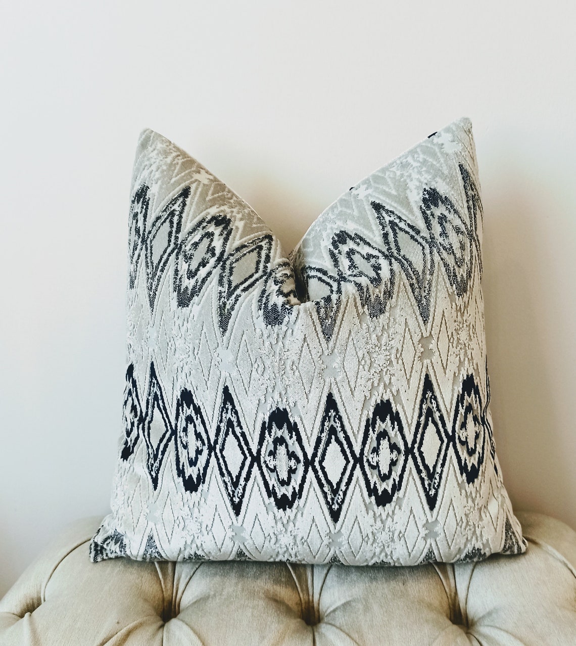 Luxury Navy Velvet Throw Pillow Velvet Pillow Cover Navy Etsy