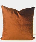 Luxury Dark Bronze Velvet Pillow Cover, 20X20 Velvet Pillow, Decorative Pillow, Velvet Cushion Case, Dark Bronze 18X18 Velvet Pillow Case