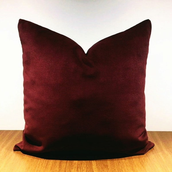 Burgundy Pillows Etsy