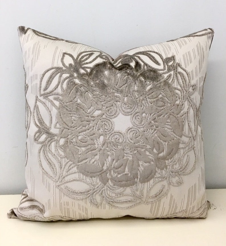 Beige Velvet Pillow Beige Pillow Velvet Pillow Covers Etsy