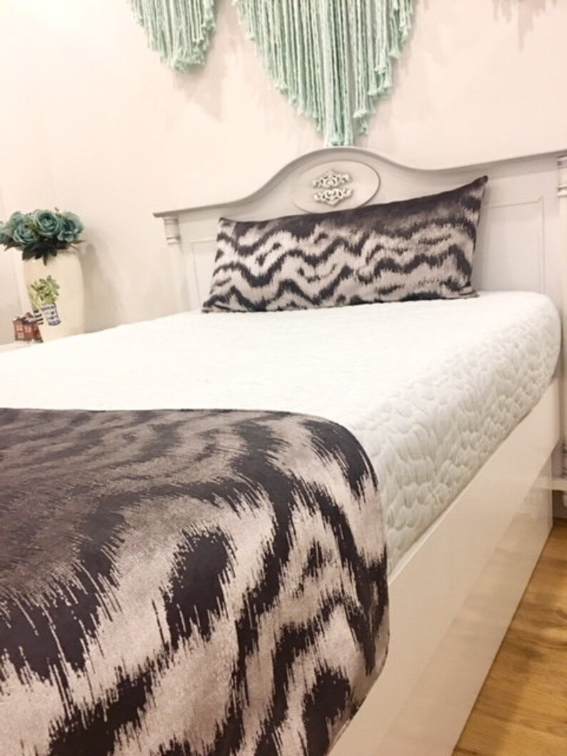 Luxury Upholstery Gray Velvet Fabric Fabric by the Yard Etsy