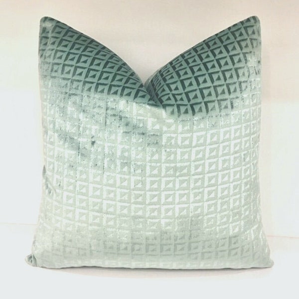 Luxury Mint Green Velvet Pillow Cover, Velvet Pillow, Green Pillows, Throw Pillows, Decorative Pillow, Velvet Cushion, Mint Velvet Pillows