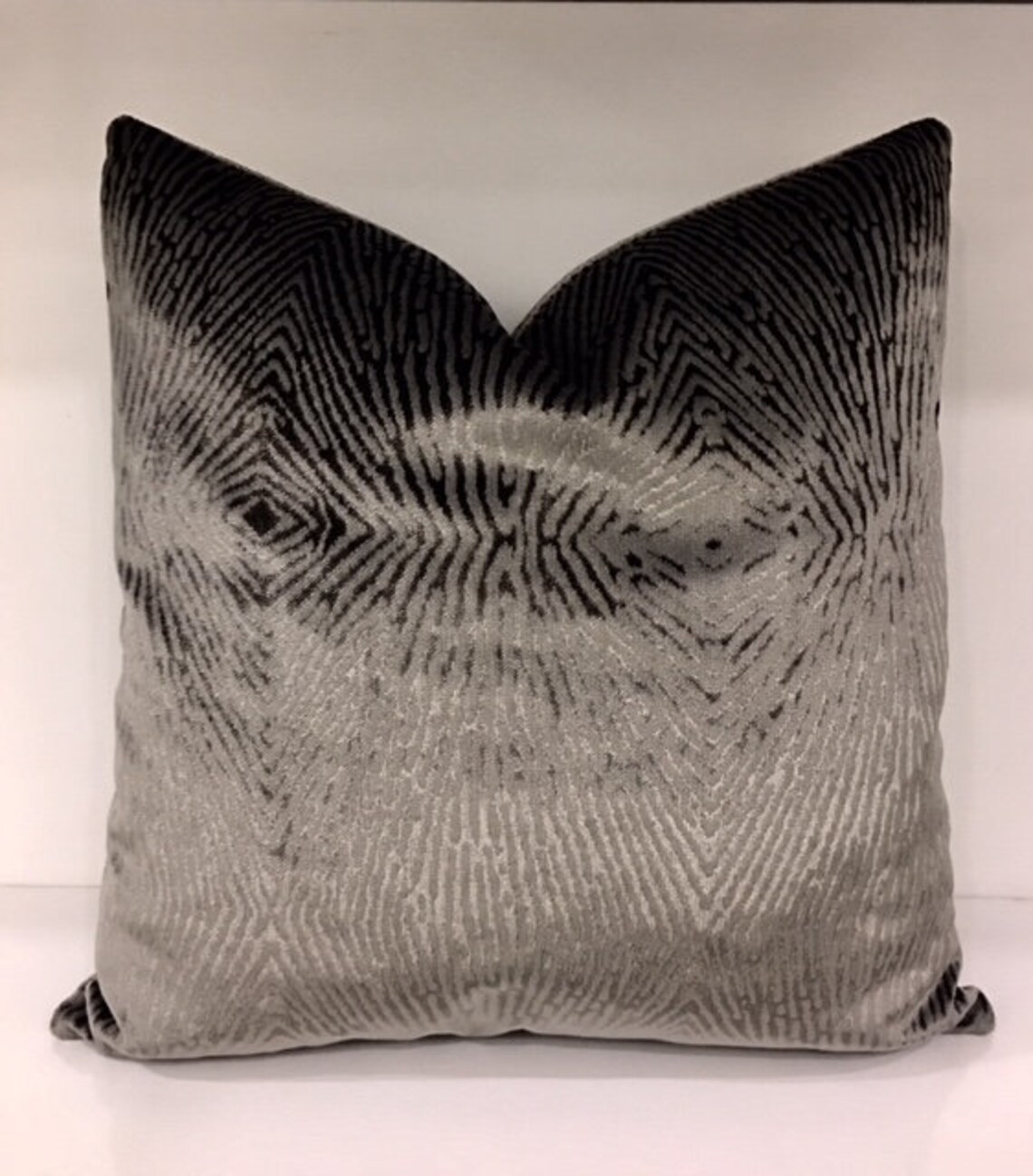 Luxury Gray Velvet Pillow Cover Velvet Pillow Grey Velvet Etsy