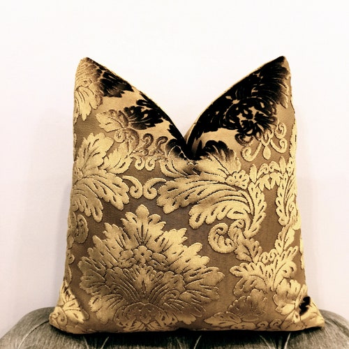 Luxury Light Gold Velvet Pillow Cover Gold Pillows Etsy