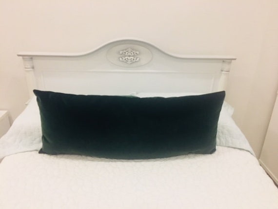 Luxury Dark Green Velvet Long Pillow Cover Lumbar Luxury Dark Green Velvet Long Pillow