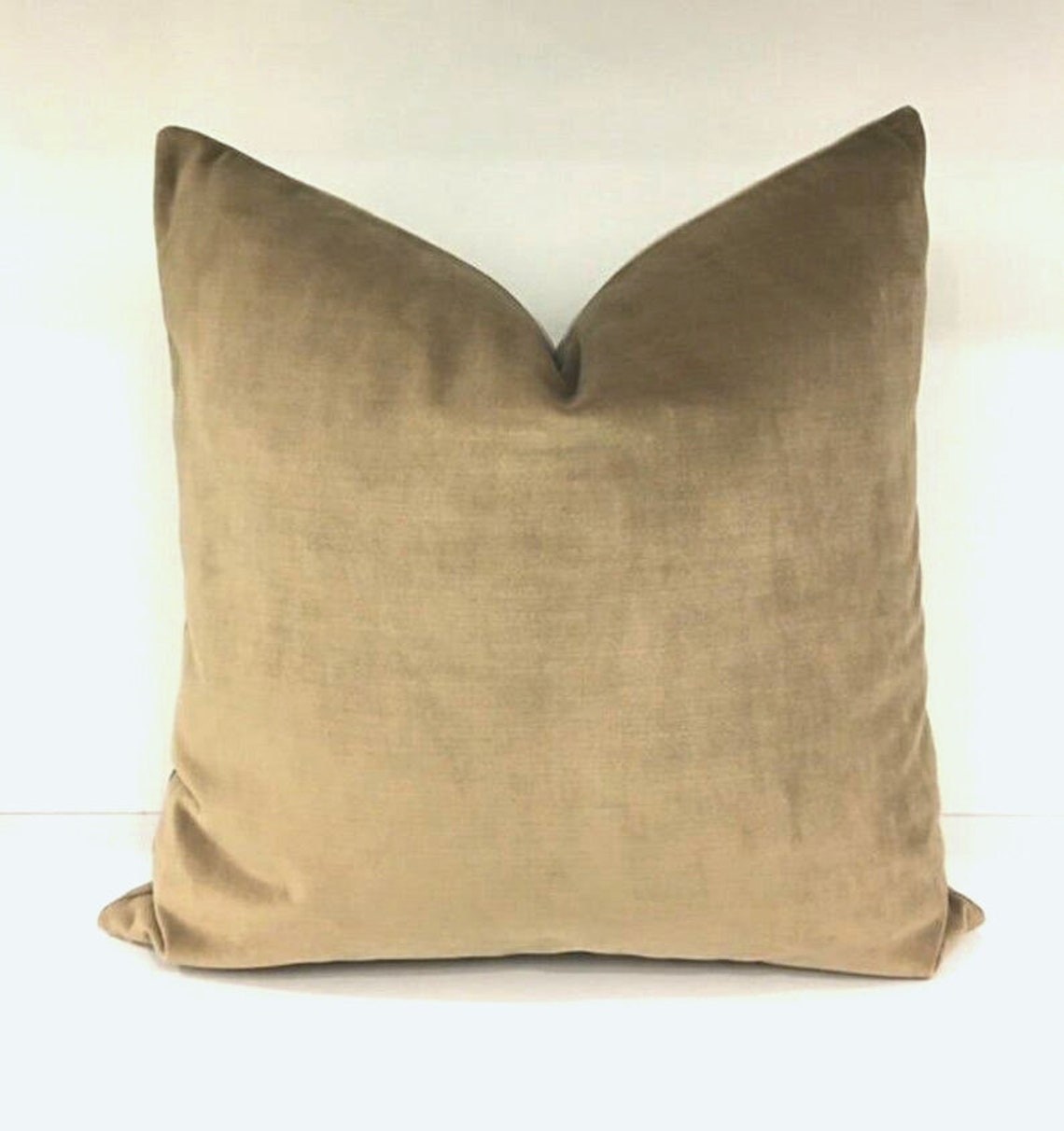 Luxury Camel Velvet Pillow Cover Camel Pillow Velvet Pillow Etsy