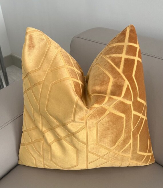 Dark Gold Velvet Pillow Cover Gold Pillow Case Velvet Cushions Decorative Throw Pillow Covers 20X20 Gold Pillow Covers All Sizes 18X18 Etsy