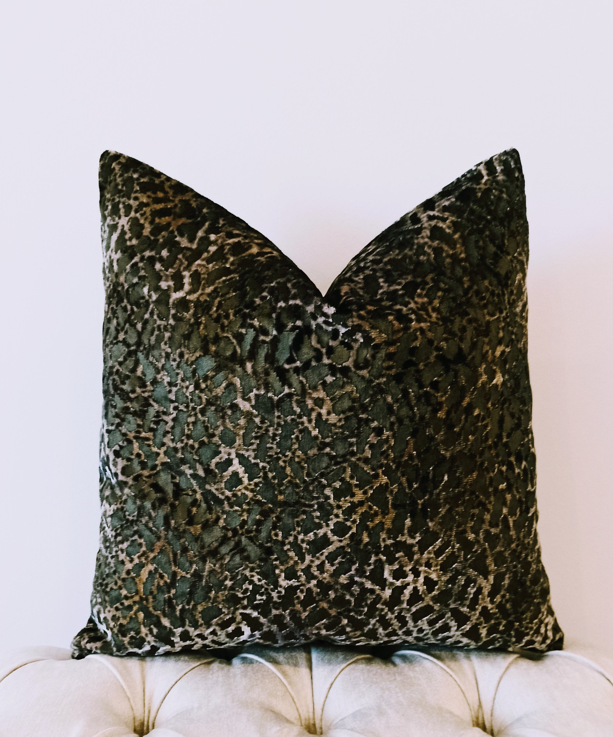 Luxury Dark Green Velvet Pillow Cover Velvet Pillow Cover Etsy