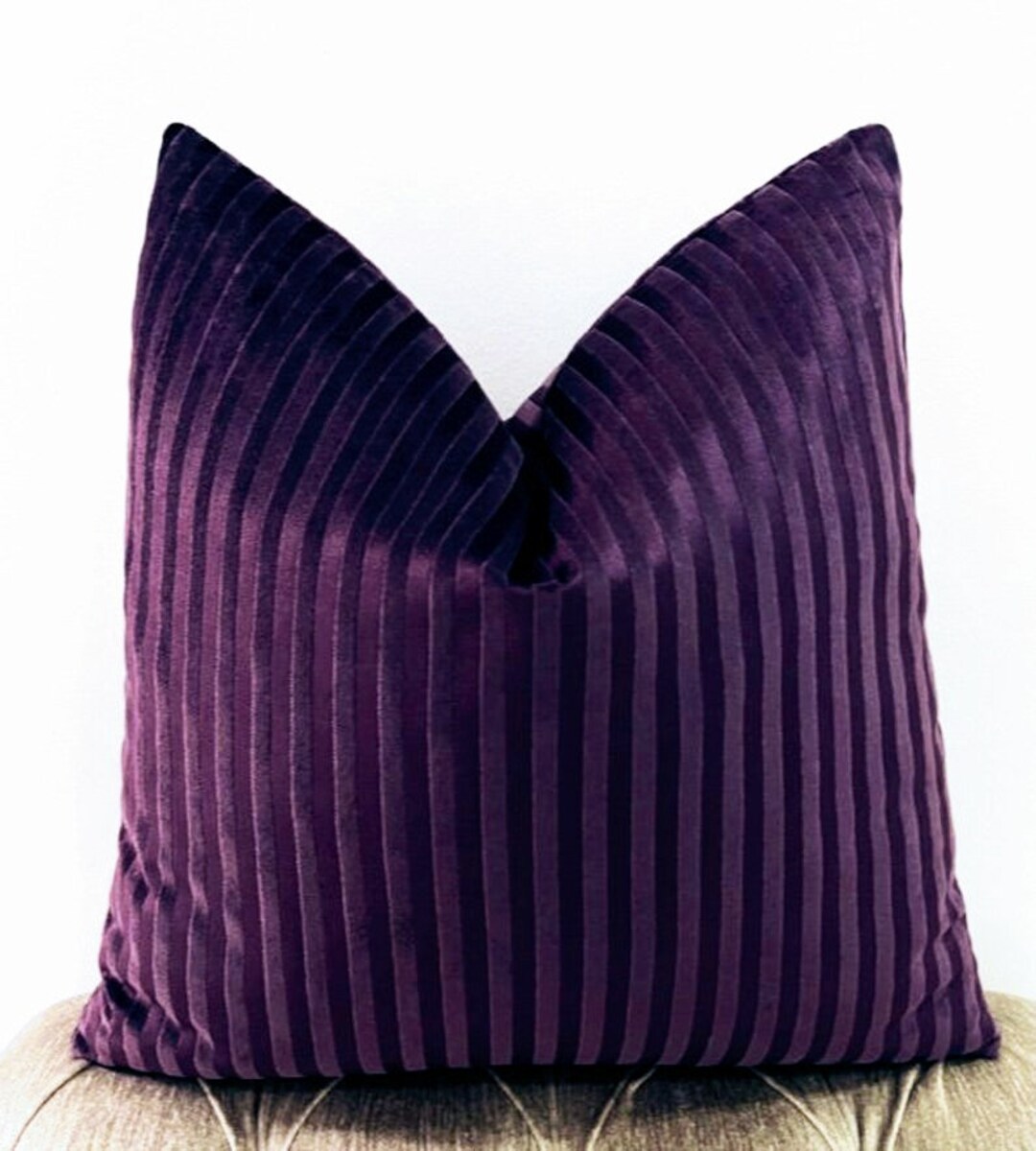 Purple Velvet Pillow Cover, Purple Pillow, Velvet Pillow, Throw Pillow