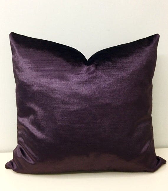 Purple Velvet Pillow Cover Velvet Purple pillow cover 26x26 pillow covers