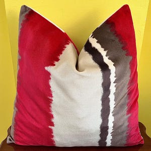 Red Silky Velvet Pillow Cover, Velvet Pillows, Red Pillows, Throw Pillows, Pillows, Pillow Covers, Couch Pillow Covers, Red Velvet Pillows