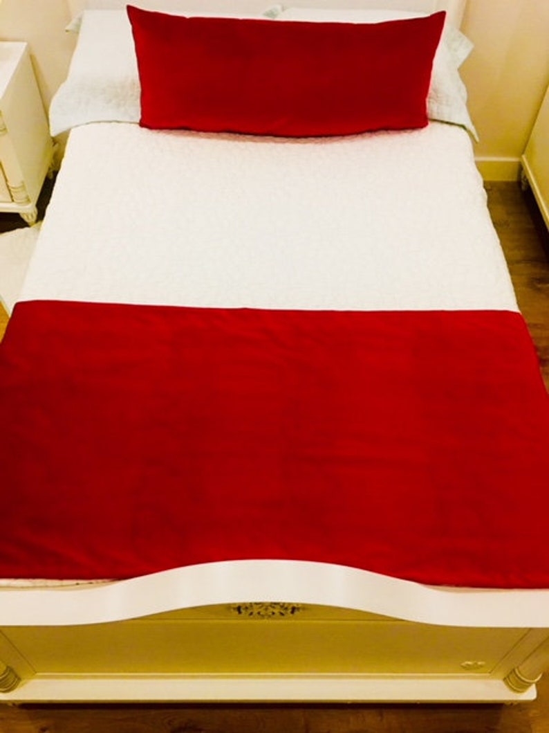 Luxury Red Long Velvet Pillow Cover Lumbar Pillow Long Etsy