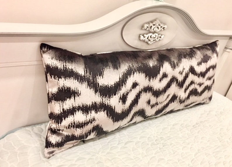 Doublesided Gray Velvet Bed Runner Bed Scarf Table Runner Etsy