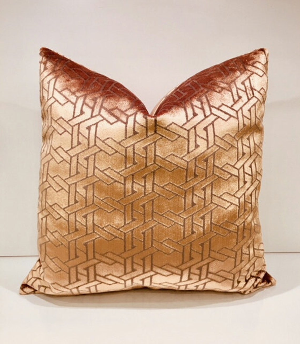 Dark Gold Velvet Pillow Gold Pillows Pillow Cover Etsy