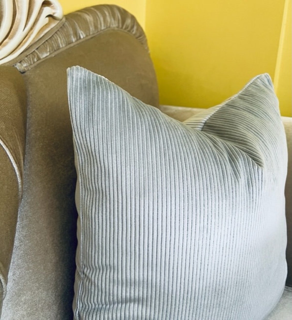 Luxury Silver Gray Velvet Pillow Cover Gray Pillows Etsy