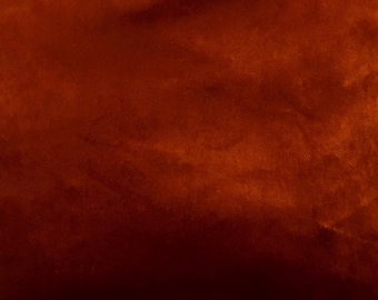 Copper Velvet Upholstery Fabric: Durable 55" Wide Material By The Yard