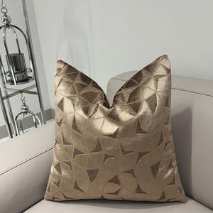Luxury Pale Bronze Pillow Cover, Velvet Pillows, Bronze Pillows, Decorative Pillows, Velvet Cushion Case, 18X18 20X20 Bronze Pillow Covers