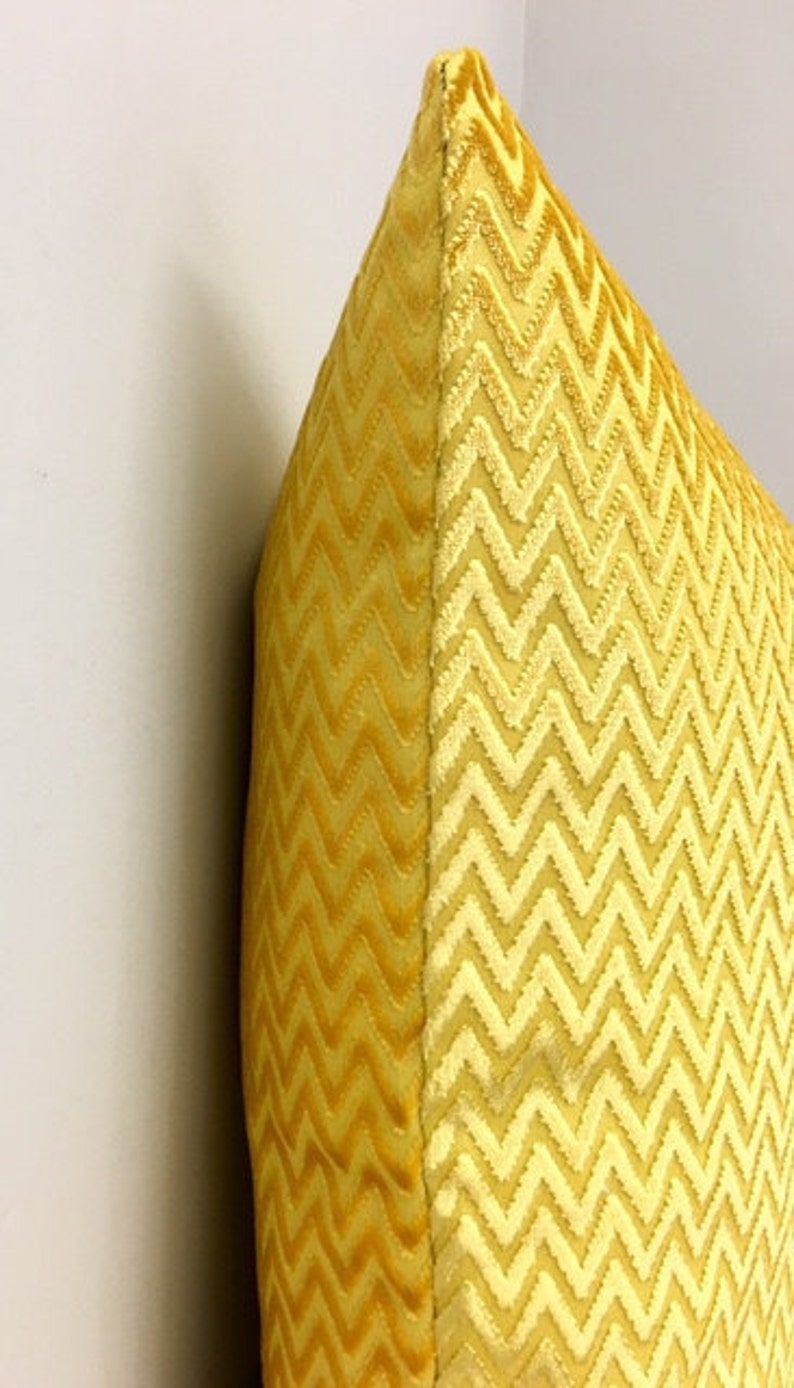 Yellow Velvet Pillow Yellow Pillow Cover Velvet Pillow Etsy