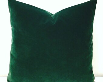 deep green pillows