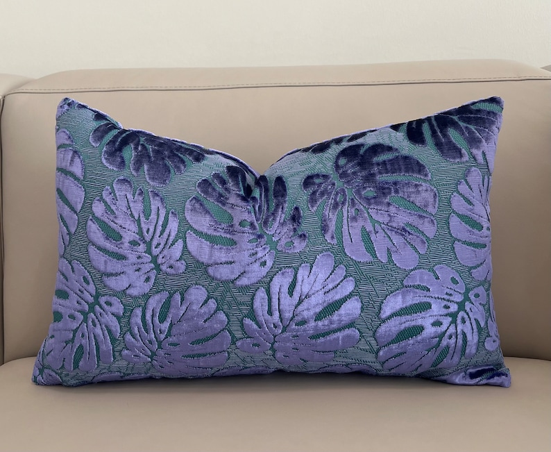 Lavender Velvet Pillows, Lavender Pillow Cover, Purple Pillows, Luxury Decorative Pillow, Throw Pillows, Lavender Velvet Pillow Covers image 4