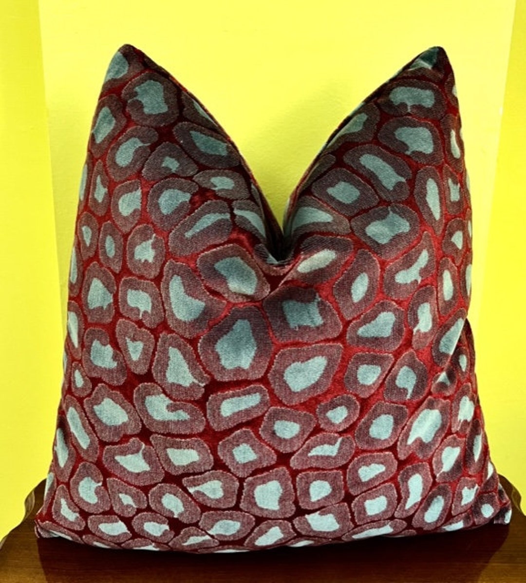 Blue Velvet Pillow Cover, Blue Pillows, Throw Pillows, Couch Sofa Chair