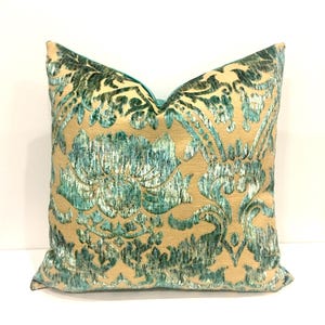 Turquoise Velvet Pillow Cover, Velvet Pillow, Throw Pillow, Blue Pillows, Decorative Pillow, Velvet Cushion, Couch Sofa Chair Pillows