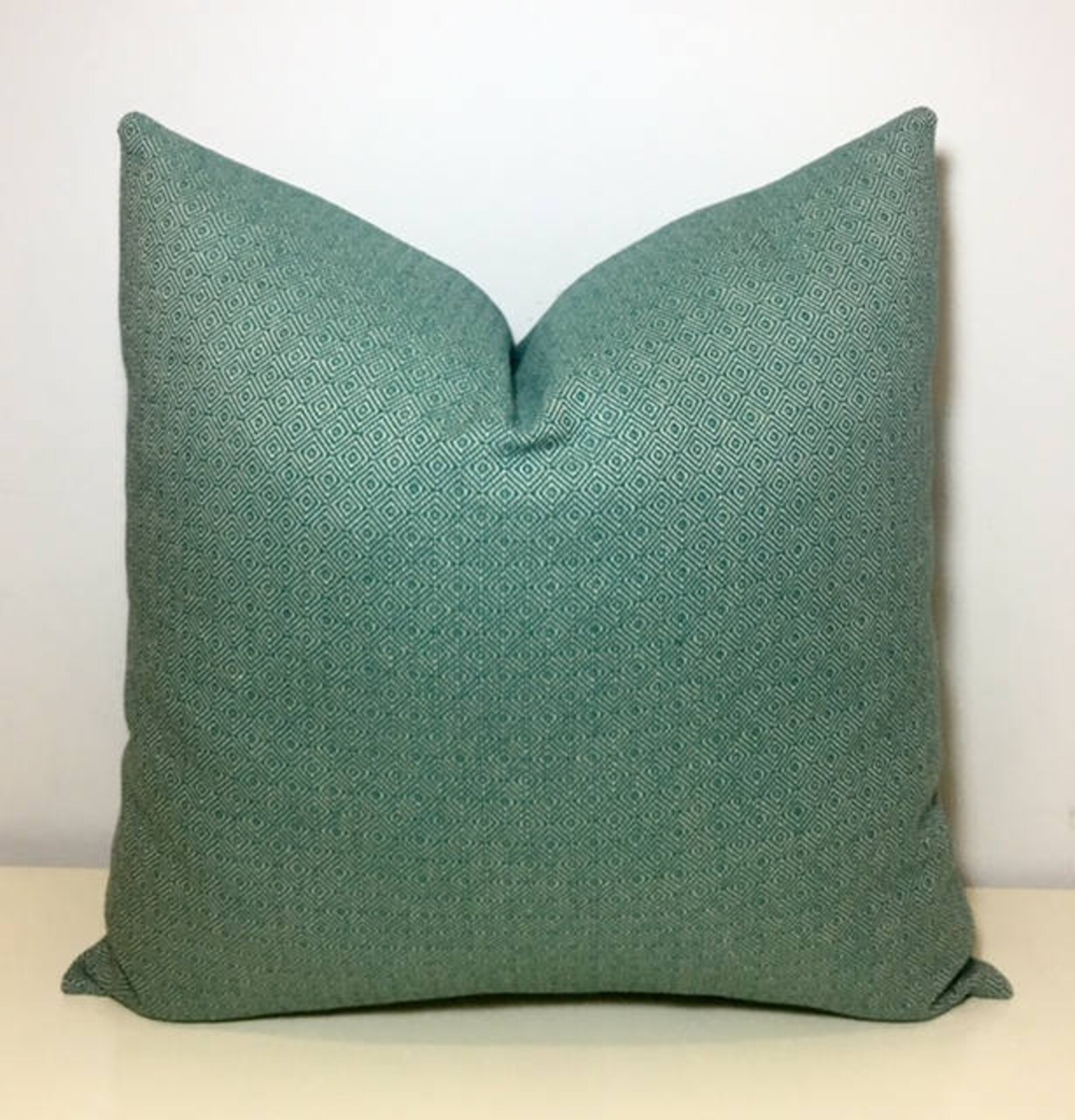 Mint Green Boho Pillow Cover Green Pillow Rustic Pillow Etsy