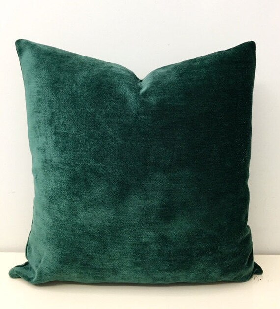 green boho pillow