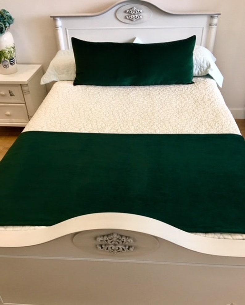 Luxury Dark Emerald Green Velvet Pillow Cover Lumbar Pillow Etsy
