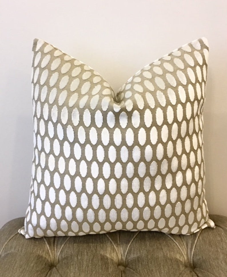 Champagne Color Velvet Throw Pillow Pillow Cover Velvet Etsy