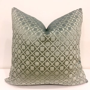 Luxury Mint Green Velvet Pillow Cover, Velvet Pillow, Green Pillows, Throw Pillows, Decorative Pillow, Velvet Cushion, Mint Velvet Pillows