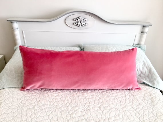 long pink pillow