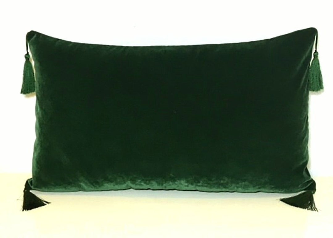 Luxury Dark Green Velvet Pillow Cover,velvet Pillows,green Pillow