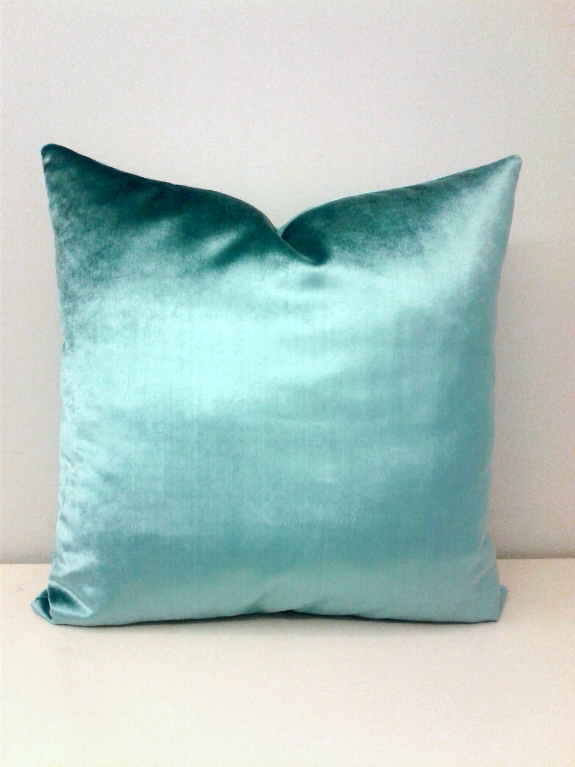 Luxury Turquoise Velvet Pillow Cover Velvet Pillow Turquoise Etsy